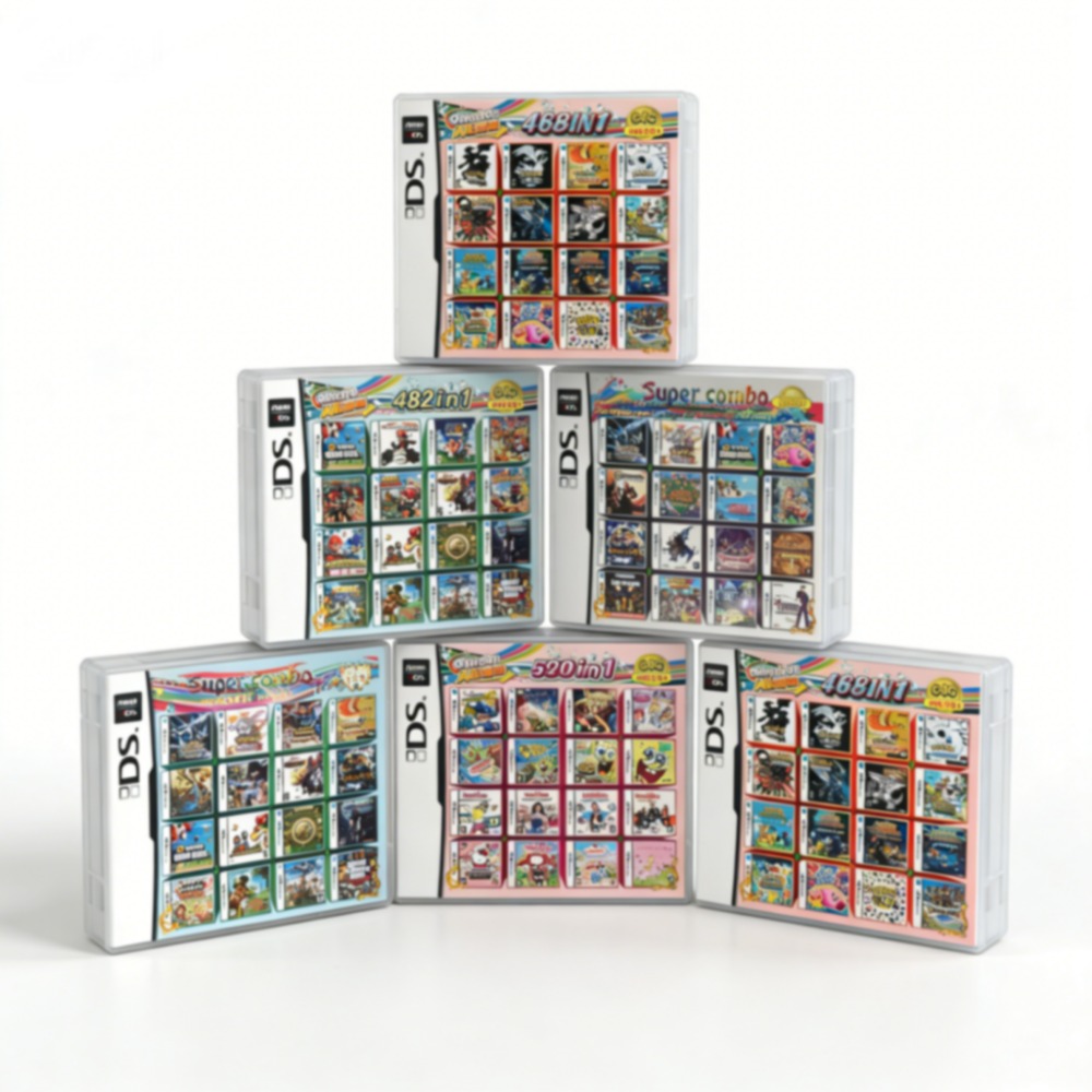 Retro Gaming Pokemon - •포켓몬 테마 다중 게임 카트리지 (DS/3DS/NDSL/2DS용)