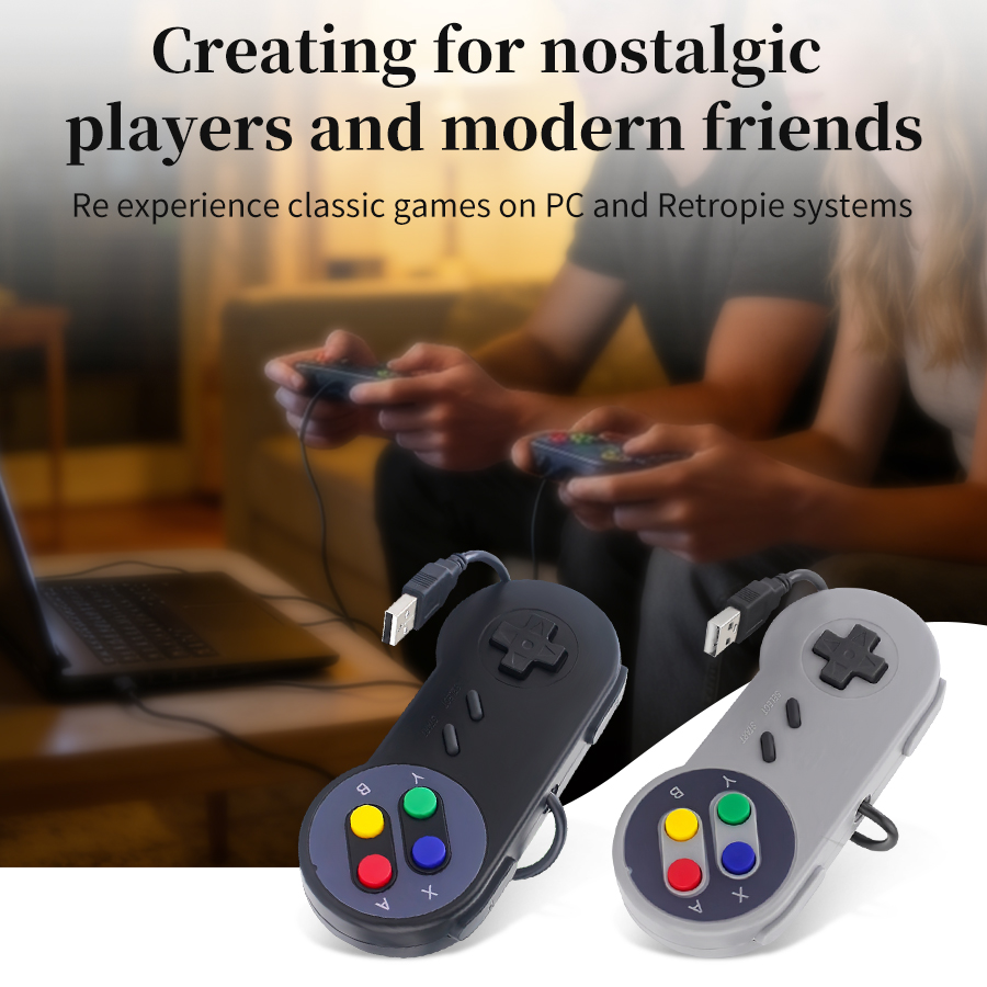 Retro Gaming Raspberry Pi - USB 레트로 게임패드 (PC용 NESPi RetroPie