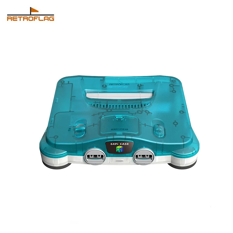 Retro Gaming Raspberry Pi - 레트로플래그 64Pi 케이스 (라즈베리 파이 5용),