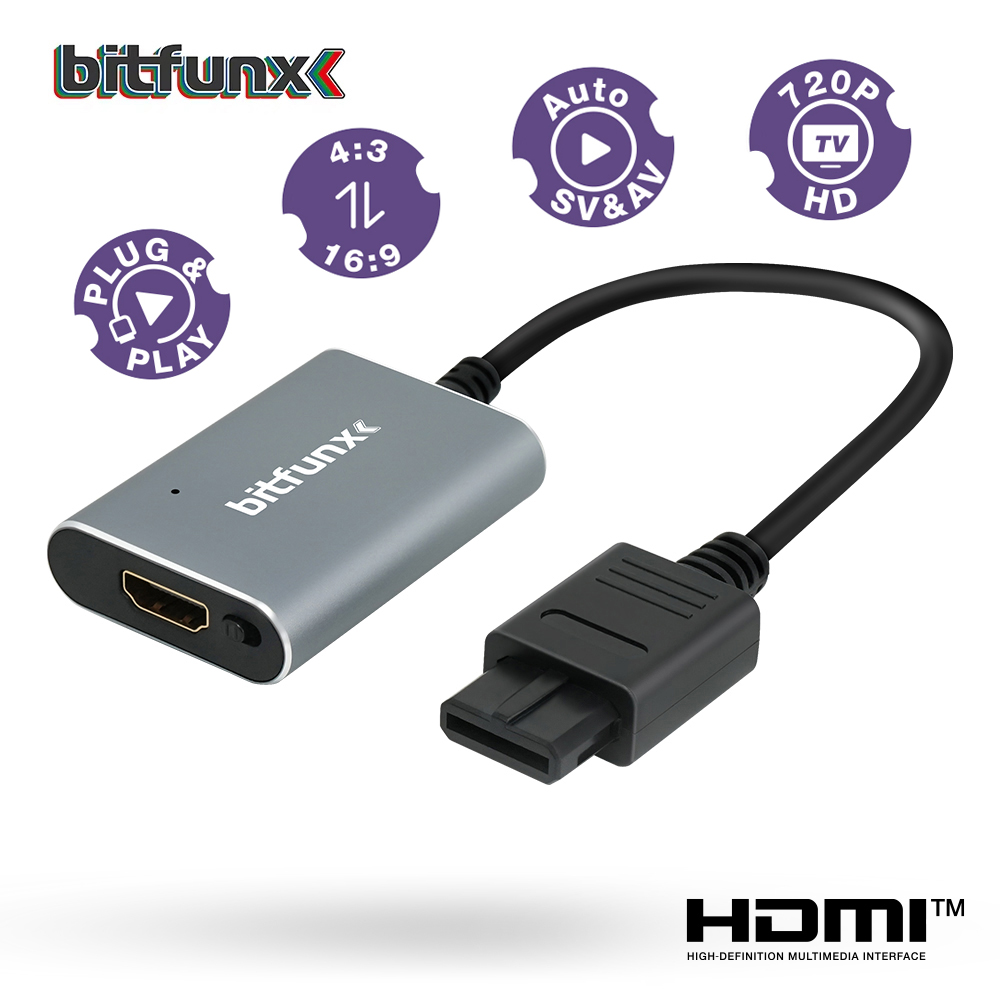 Retro Gaming Hdmi - 비트펀엑스 720P HDMI ™ 어댑터 S-비디오