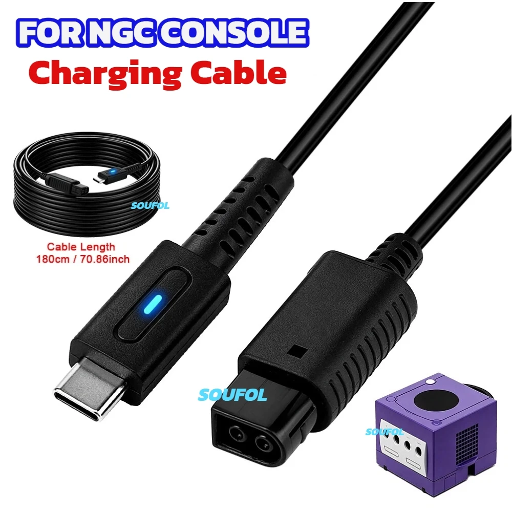 Controller Extension Cord - NGC 1.8M 컨트롤러 연장 케이블, 게임패드