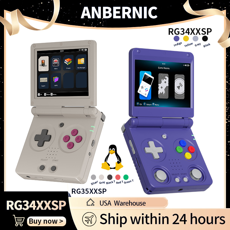 Anbernic RG34XXSP RG35XXSP 플립  - Retro Gaming Hdmi 리뷰 및 가격