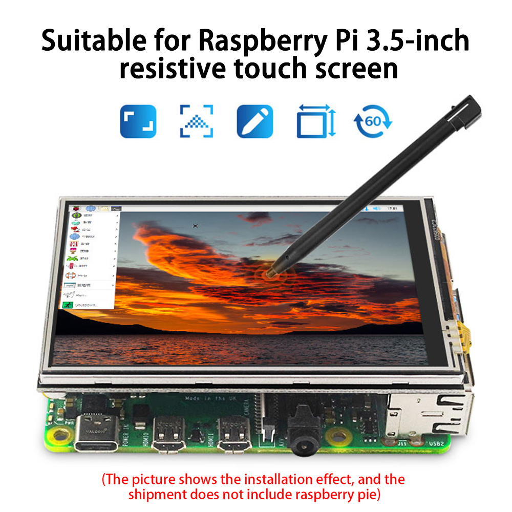 라즈베리 파이 2/3B/4B용 3.5인치 TFT 터치스 - Retro Gaming Raspberry Pi 리뷰 및 가격