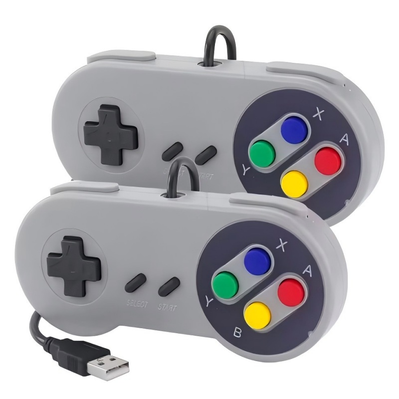 2PCs USB 게임 패드 레트로 게임 조이스틱 유선  - Retro Gaming Raspberry Pi 리뷰 및 가격