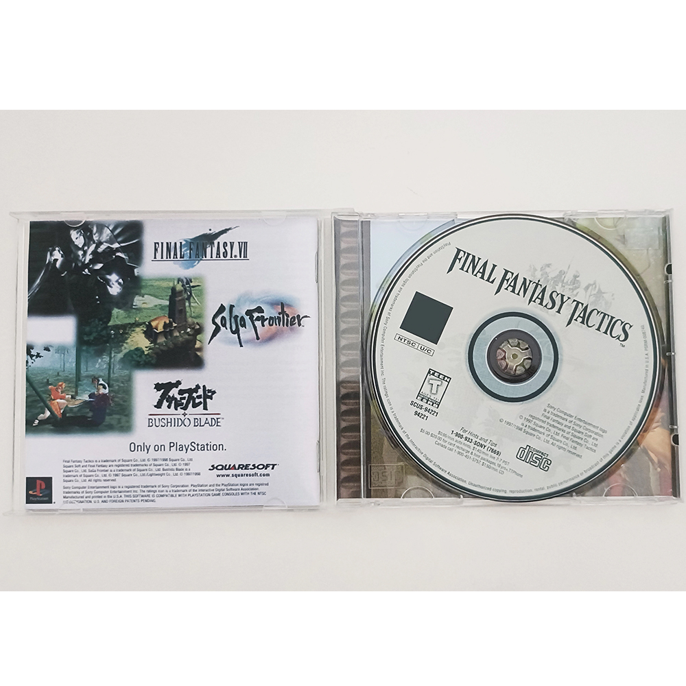 PS1 복사 게임 디스크 FinalFantasy Tac - Retro Gaming Play Zone 리뷰 및 가격
