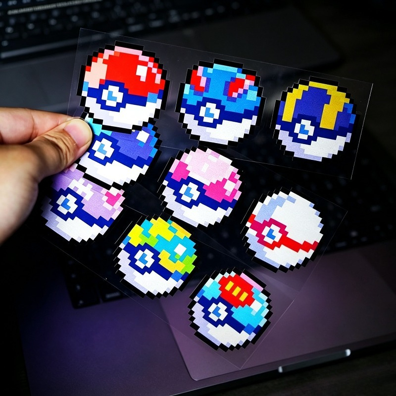 레트로 픽셀 포켓볼 스티커 장난감, 게임 애호가를 위한 - Retro Gaming Pokemon 리뷰 및 가격