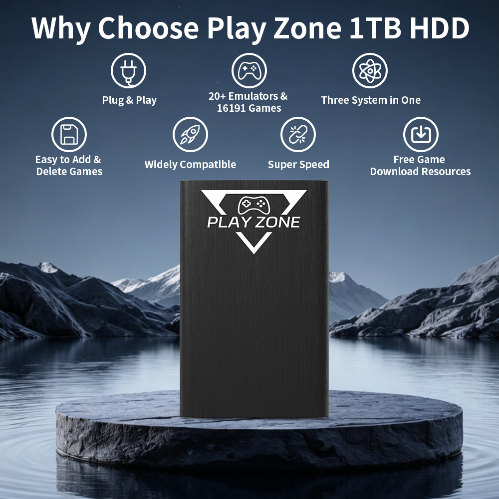 플레이존 1TB 휴대용 게임용 HDD (PS5/PS4/ - Retro Gaming Play Zone 리뷰 및 가격