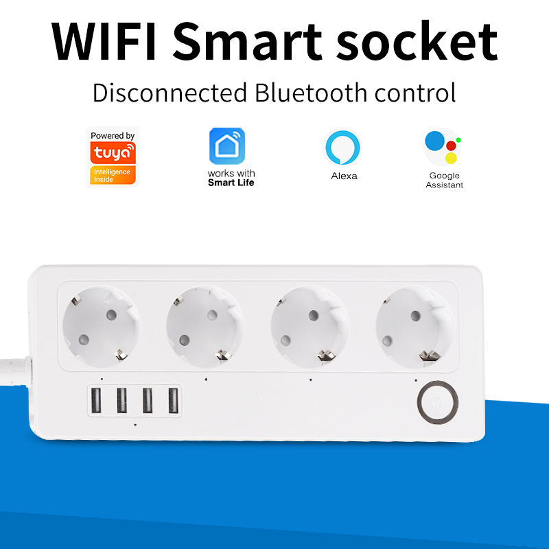 SIXWGH Tuya 스마트 연장 코드 소켓 WiFi  - Controller Extension Cord 리뷰 및 가격