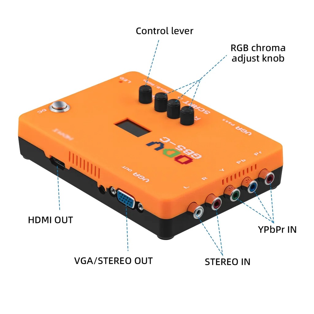 ODV-GBS-C AIO OSSC 어댑터는 저해상도 제 - Retro Gaming Hdmi 리뷰 및 가격