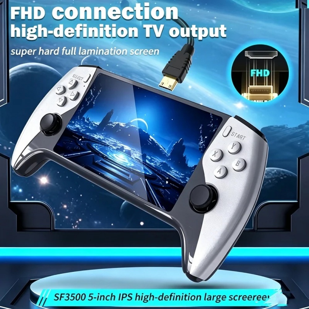SF3500 5인치 휴대용 게임 콘솔 (PS1, GBA - Retro Gaming Handhelds 리뷰 및 가격